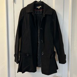 Black pea coat